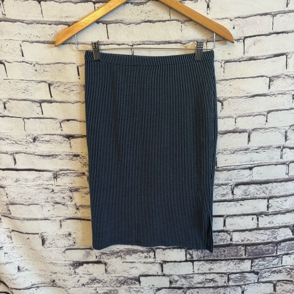 HEATHERLY Ribbed Sparkle Skirt SZ XS